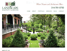 Tablet Screenshot of landscapestlouis.com
